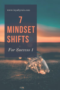 mindset shifts for success