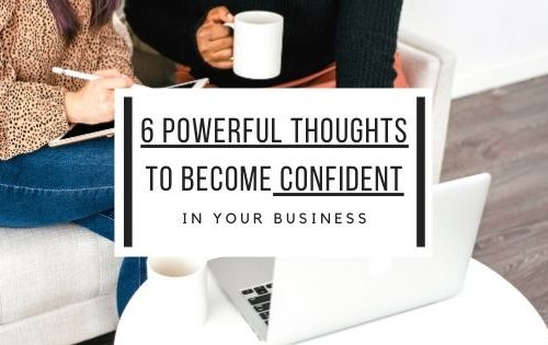 powerful thoughts to become confident in your business