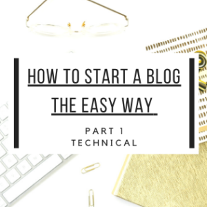 how to start a blog the easy way