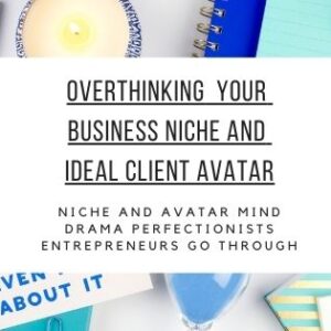 overthinking your busines niche and ideal client avatar