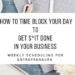 how to time block