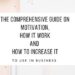 how motivation works and why motivation doesn’t work