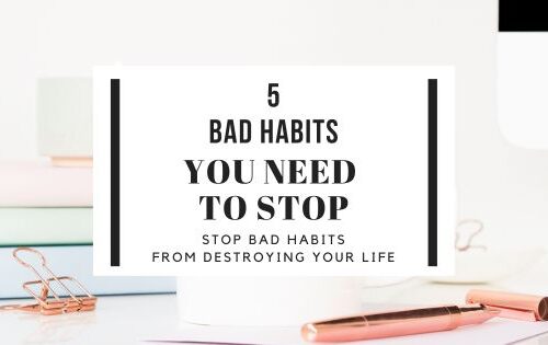 what bad habits I need to stop-bad habits you need to stop